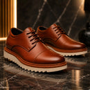 Sapato Masculino GuGi Casual em Material Sintético Preto ou Caramelo
