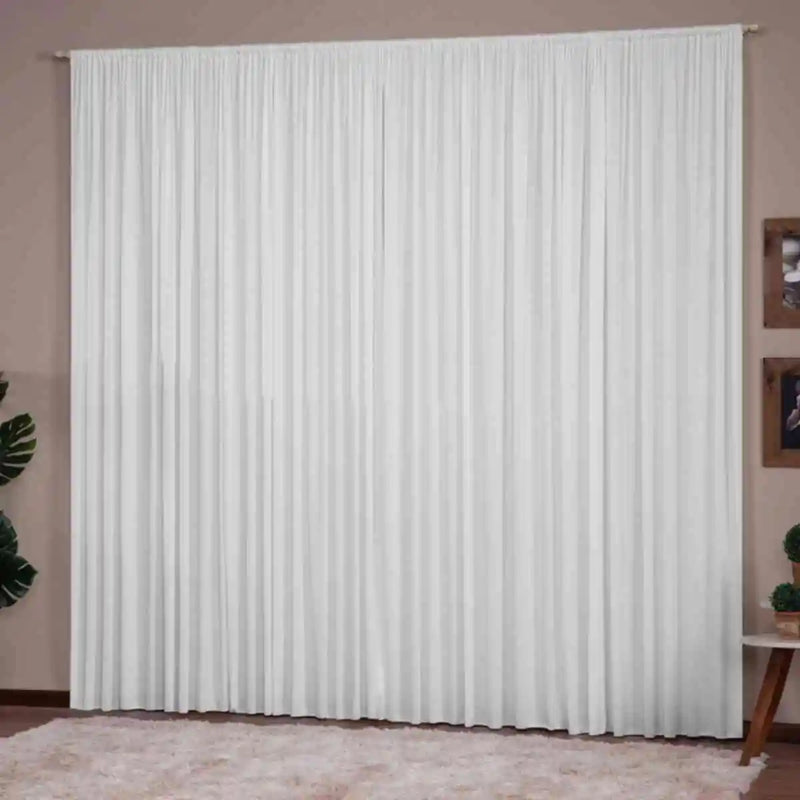 Cortina Versátil 3,00X2,80 (para diversos ambientes) Janela Sala de Estar Quarto Escritório Decoração Cozinha