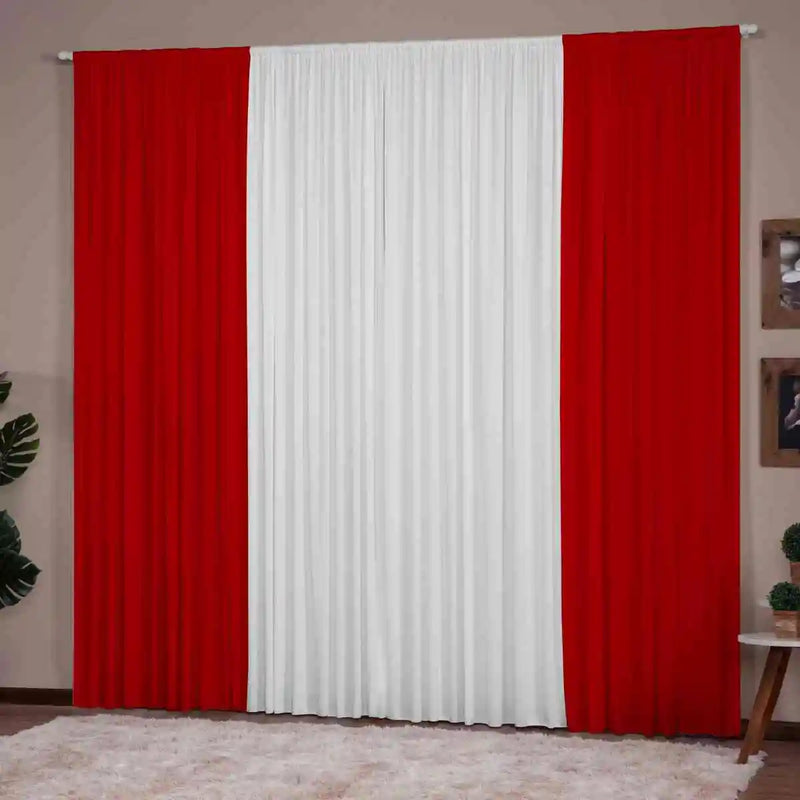 Cortina Versátil 3,00X2,80 (para diversos ambientes) Janela Sala de Estar Quarto Escritório Decoração Cozinha