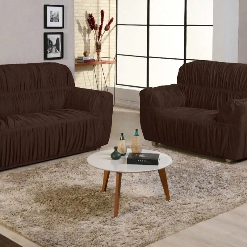 Capa de sofá elástica 2 e 3 lugares