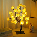 Lâmpadas árvore de rosa, home decor