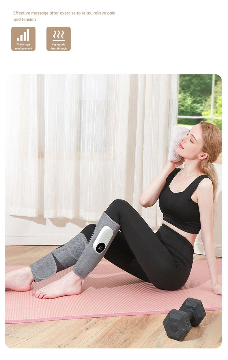 Caneleira elétrica de alta compressão. Massagem e relaxamento.