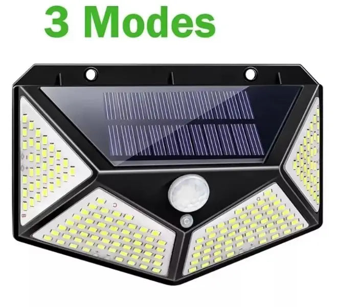 Luminária solar com 100 LEDs. Oferta EXCLUSIVA!!
