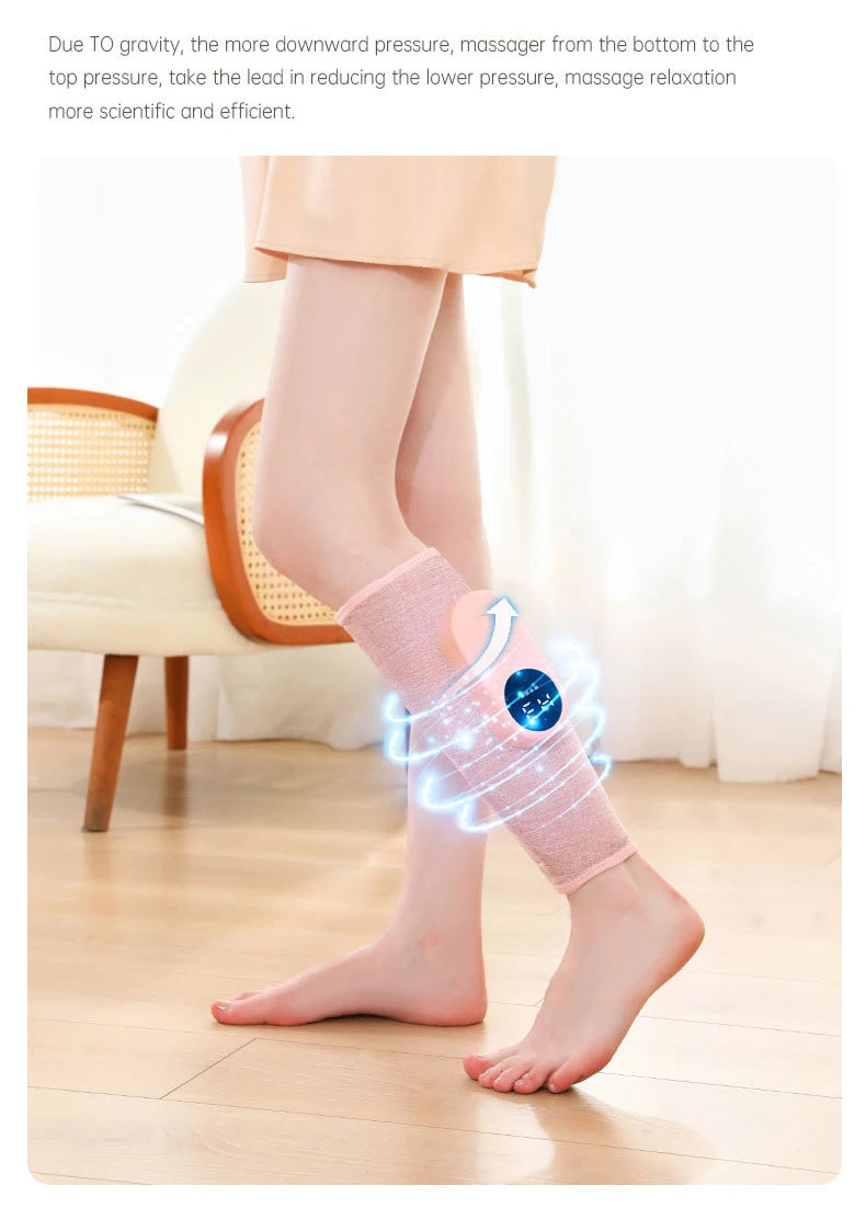 Caneleira elétrica de alta compressão. Massagem e relaxamento.