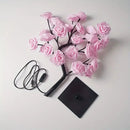 Lâmpadas árvore de rosa, home decor