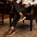 Sapato Masculino GuGi Casual em Material Sintético Preto ou Caramelo