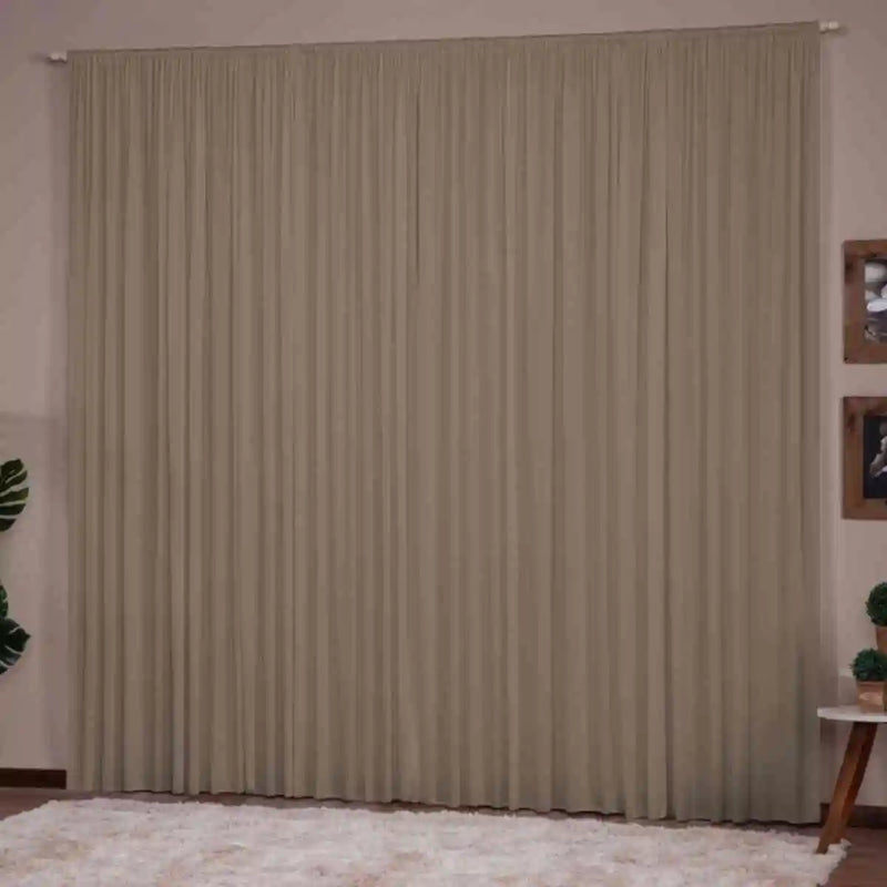 Cortina Versátil 3,00X2,80 (para diversos ambientes) Janela Sala de Estar Quarto Escritório Decoração Cozinha