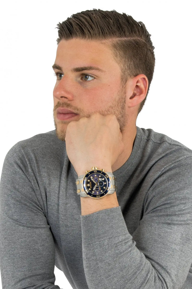 Invicta Pro Diver 0077 Luxo Banhado a Ouro 18K Caixa Especial + 2 Brindes À Prova D'Água Brilho Duradouro e Estilo Exclusivo