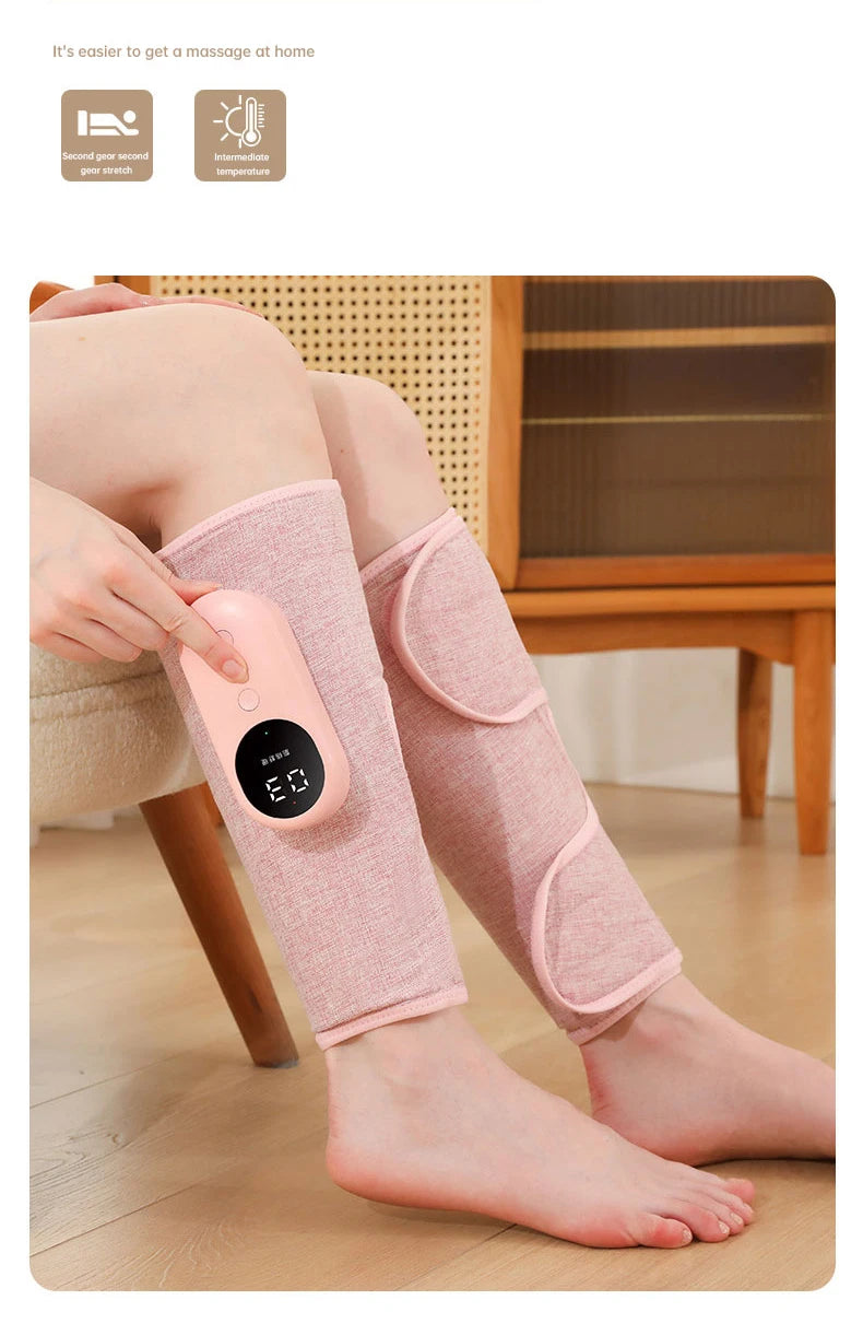 Caneleira elétrica de alta compressão. Massagem e relaxamento.