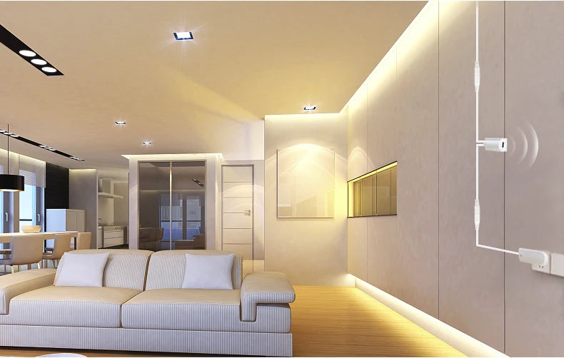 Fita LED com sensor de movimento.1m/2m/3m/4m/5m DC12V