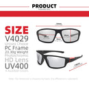 VIVIBEE Óculos fotocromáticos masculinos