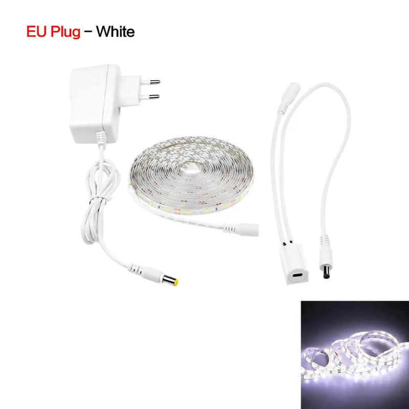 Fita LED com sensor de movimento.1m/2m/3m/4m/5m DC12V