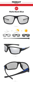 VIVIBEE Óculos fotocromáticos masculinos