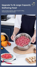 Triturador/processador de alimentos 5L multifuncional