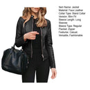 Jaqueta de couro feminina