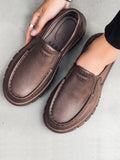 Sapato Masculino Slip-On em EVA com Estilo Vintage