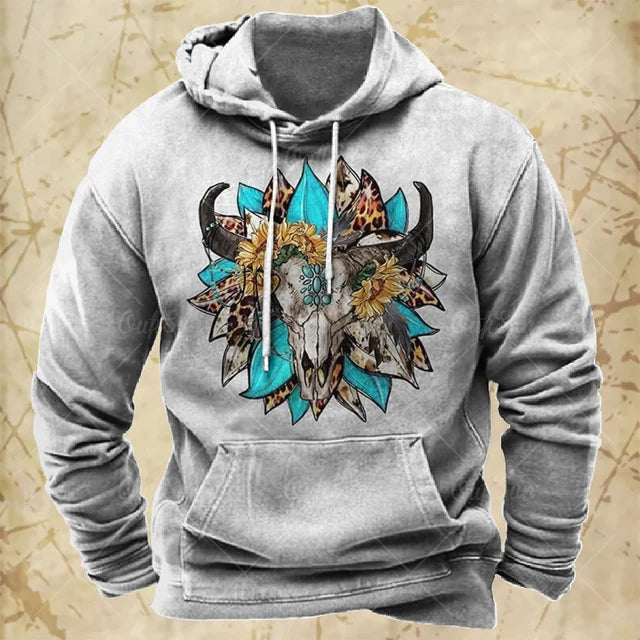 RAIZ URBANA. Camisa masculina com capuz