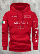 Conjunto Moletom Italia Milano | Moletom Unissex Casual Inverno