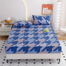 Jogo de lençol de cama 03 pçs individual/queen/king, lençóis duplos
