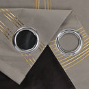 100% Blackout Curtains Luxury Marble Curtain
