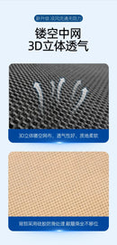 Assento respirável. Almofada c/ sistema de dissipação de calor.