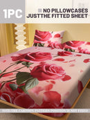 Lençol de cama floral 1pç (sem fronha)