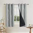 100% Blackout Curtains Luxury Marble Curtain