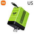Carregador turbo Xiaomi 120W GaN, cabo retrátil, tipo C ,Compativel com   Iphone 16,  Ipad , Macbook