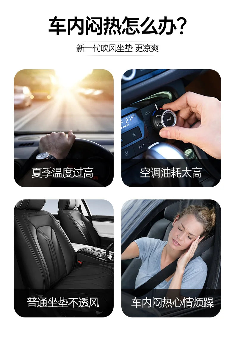 Assento respirável. Almofada c/ sistema de dissipação de calor.