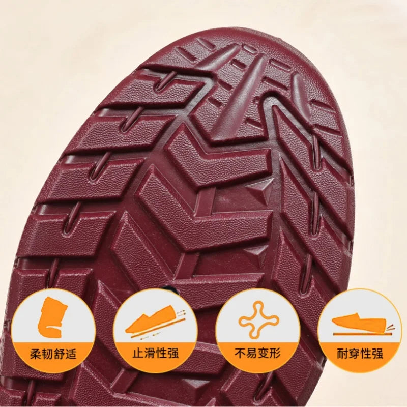 Botas de inverno anti derrapantes masculinas