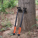 Ancinho de jardim, aço inoxidável, 5/6/8/11 dentes, ferramenta de capina de cabeça dupla para jardinagem, ferramenta de capina