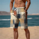 Shorts Masculino Estampado de Secagem Rápida