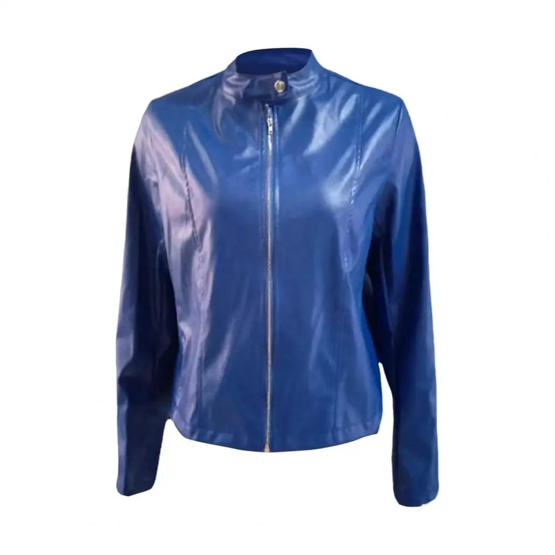 Jaqueta de couro feminina