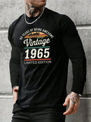 Camisa de algodão Vintage 65 Top T-Shirt-EDIÇÃO LIMITADA!