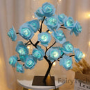 Lâmpadas árvore de rosa LED, home decor