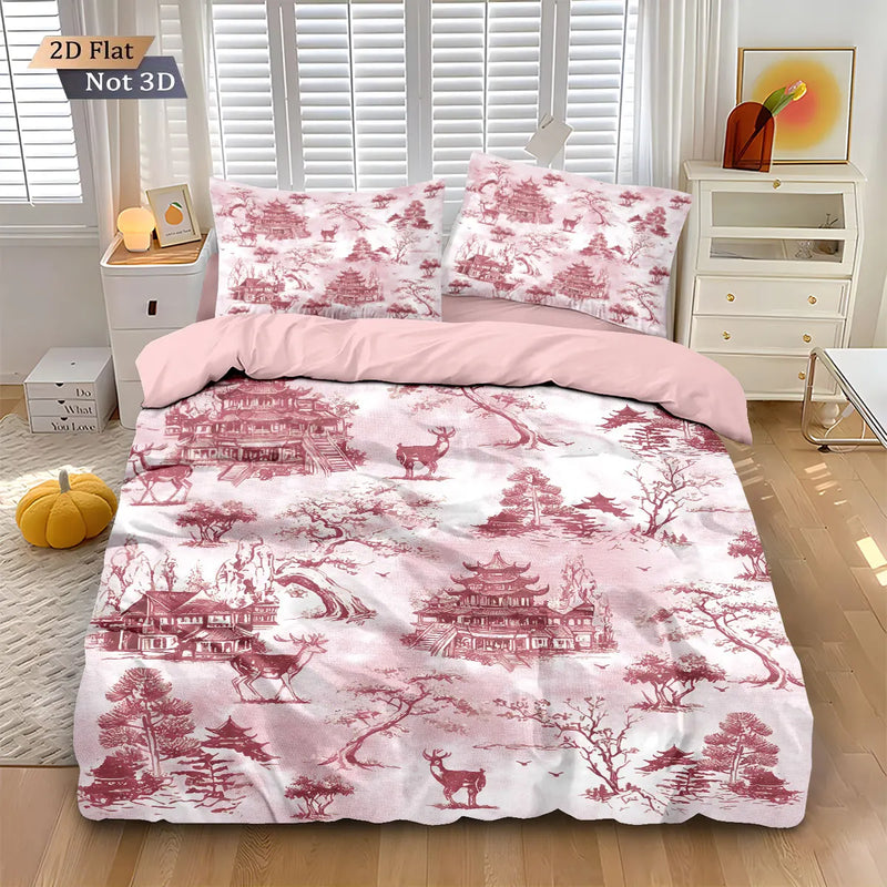 Edredom estampada 03 pçs