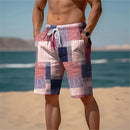 Shorts Masculino Estampado de Secagem Rápida