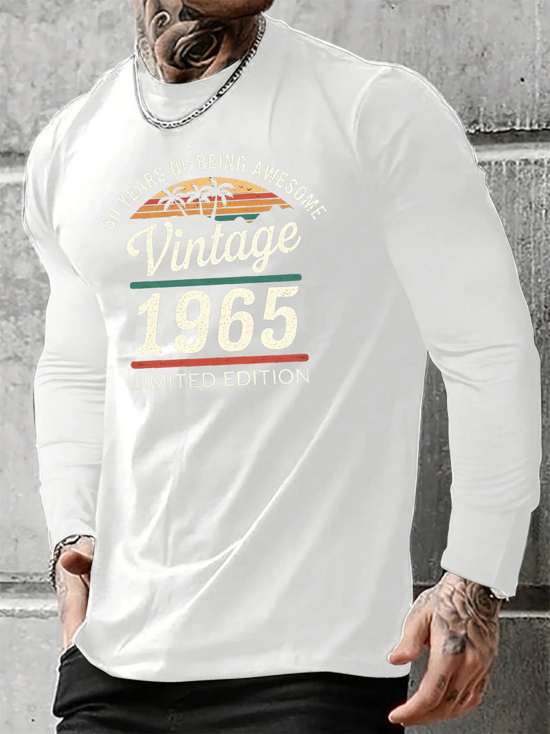 Camisa de algodão Vintage 65 Top T-Shirt-EDIÇÃO LIMITADA!