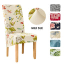 Capa de cadeira estampada floral strecht