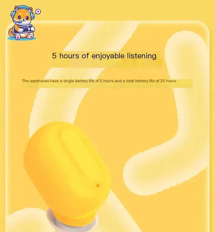 Fones de ouvido sem fio bluetoth cut pet puppy