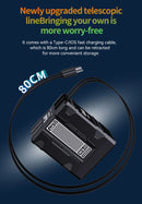 Carregador turbo Xiaomi 120W GaN, cabo retrátil, tipo C ,Compativel com   Iphone 16,  Ipad , Macbook