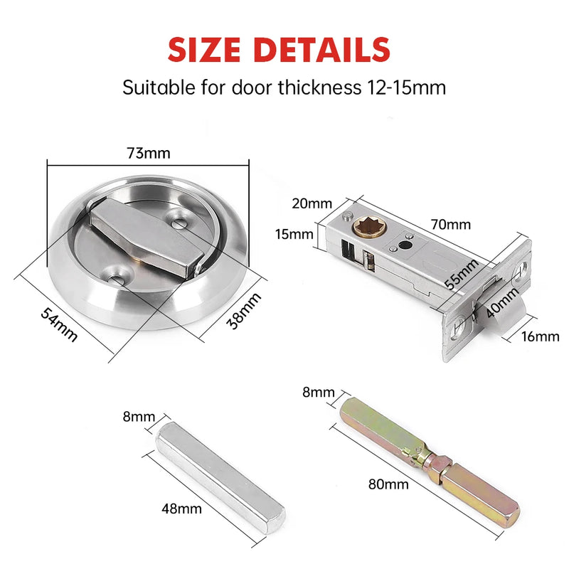 Fechadura de porta sem chave NAIERDI