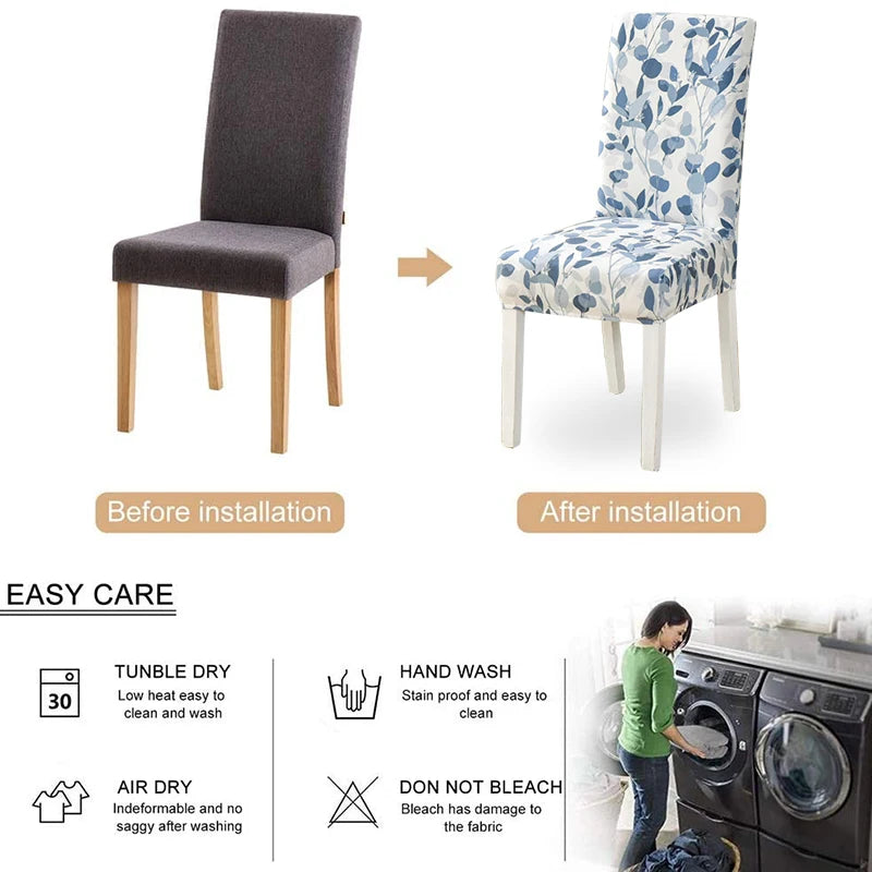 Capa para cadeiras com elastano/spandex