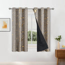 100% Blackout Curtains Luxury Marble Curtain