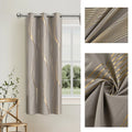 100% Blackout Curtains Luxury Marble Curtain