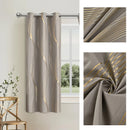 100% Blackout Curtains Luxury Marble Curtain
