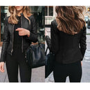 Jaqueta de couro feminina