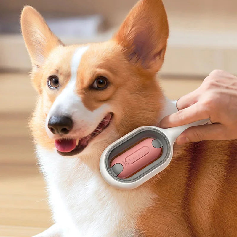 PetBrush Escova multifuncional para pets 3 em 1