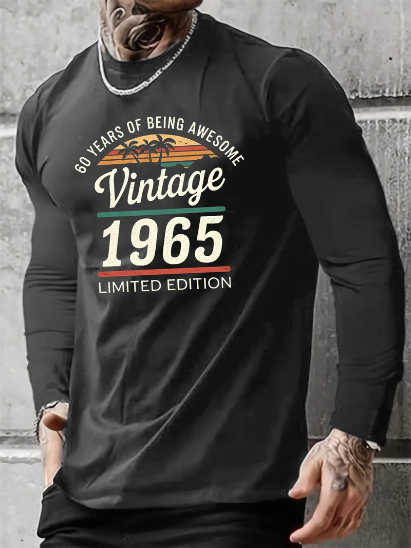 Camisa de algodão Vintage 65 Top T-Shirt-EDIÇÃO LIMITADA!