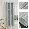 100% Blackout Curtains Luxury Marble Curtain